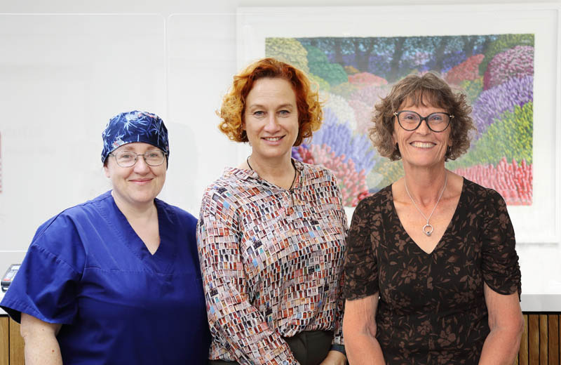 Katie Ben, Ros Pochin, Carole Coutts